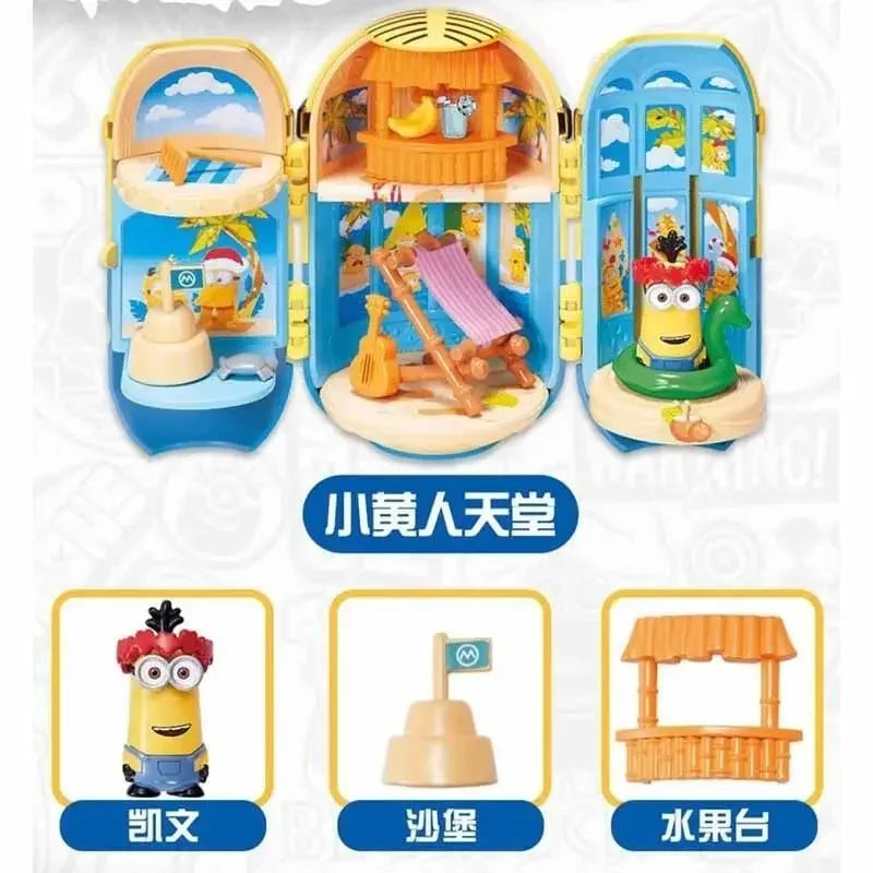 Minions Anime Cartoon Cute Doll Figure Blind Box Creative Despicable Me Scene Model Ornament Toy Surprise Gift Box Wholesale - Image 6