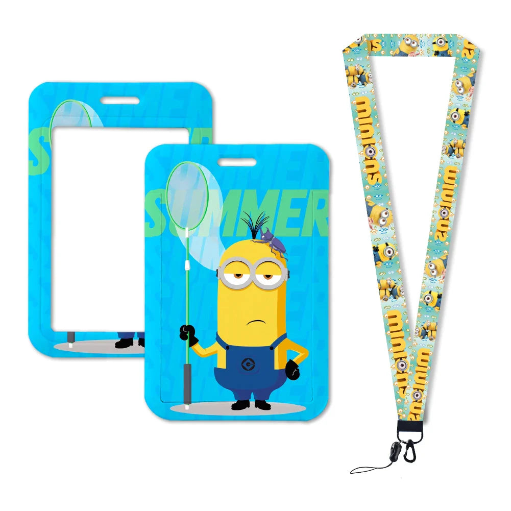 Minions Card Holder Lanyard – Cute Badge Holder for Girls & Students - Image 5
