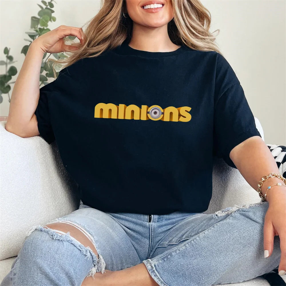 Minions Unisex Cotton T-Shirt – Funny Family Tee for All Ages - Image 3