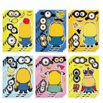 Minions Despicable Me Anime Character Cartoon Puzzle Stickers