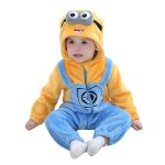 MINISO Baby Minions Kigurumi – Winter Warm Newborn Onesie