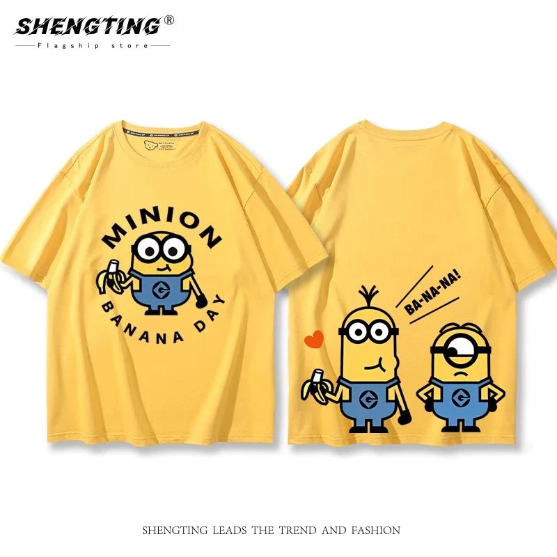 Minions Co-Branded Kids T-Shirt – Parent-Child Summer Edition - Image 23