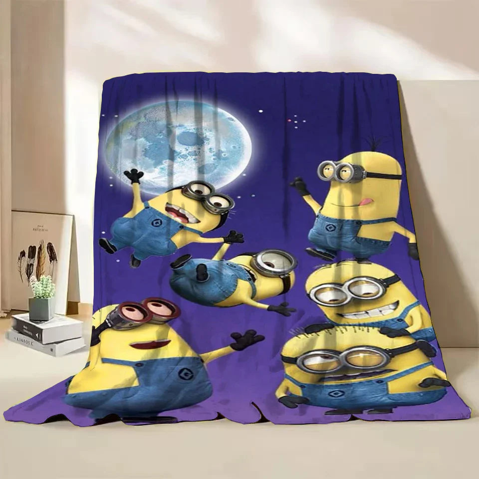 Minions Flannel Throw Blanket – Soft Winter Cartoon Blanket by MINISO - Image 16