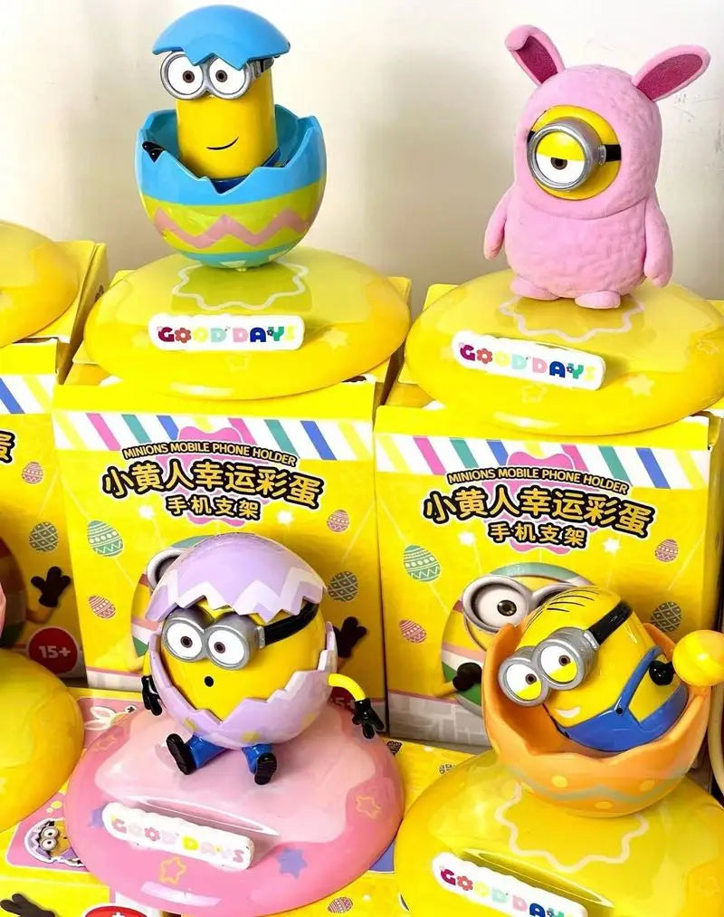 Minions Lucky Egg Series Mobile Phone Holder Stand Blind Box - Image 4