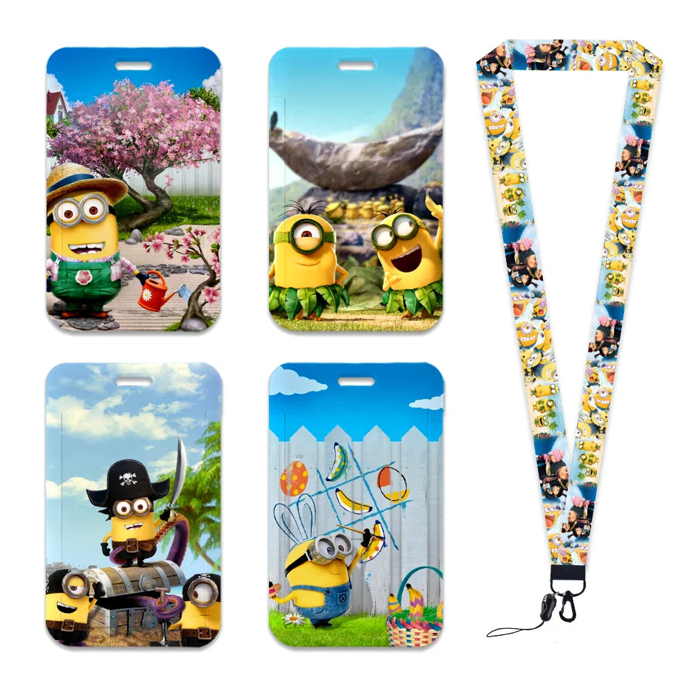 Minions Card Holder Lanyard – Cute Badge Holder for Girls & Students - Image 7