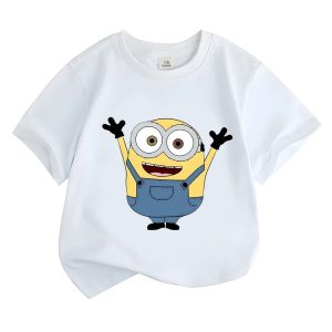 Bob Minions Kids Tee – Soft Cotton Summer Shirt