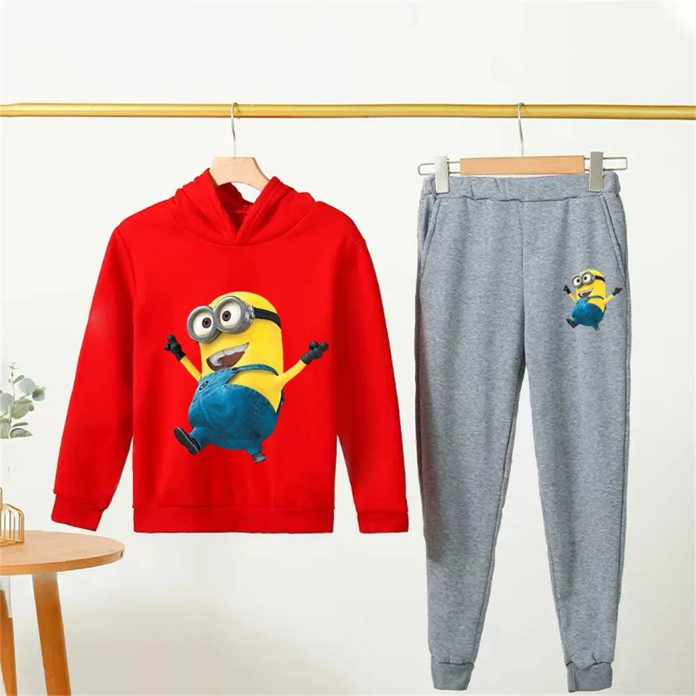 Minions Kids Hoodie Tracksuit Set (Ages 2–14) - Image 9