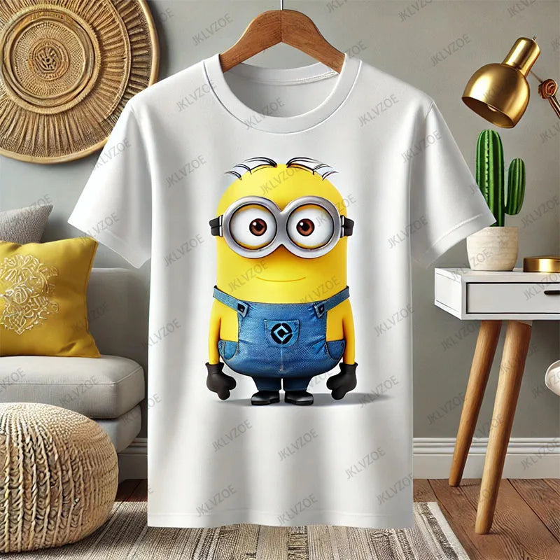 Minions Cotton Harajuku Tee – Kids & Adults - Image 7