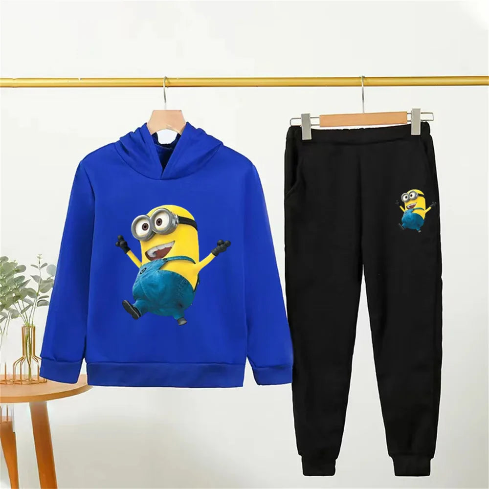 Minions Kids Hoodie Tracksuit Set (Ages 2–14) - Image 13