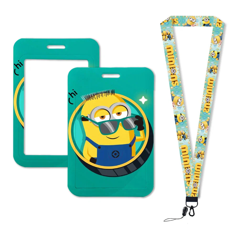 Minions Card Holder Lanyard – Cute Badge Holder for Girls & Students - Image 6