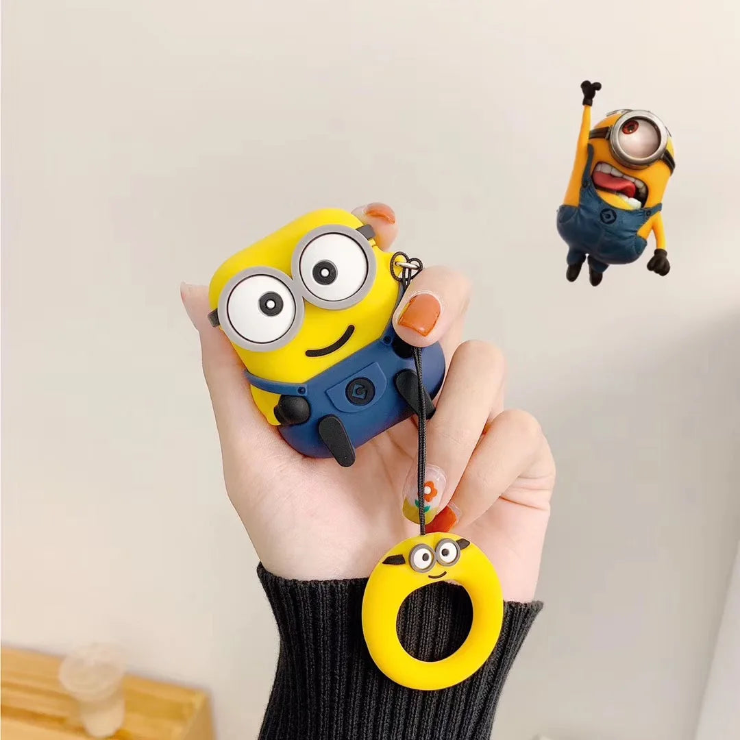 Minions AirPods Case – Cute Silicone Cover for All Models - Image 4