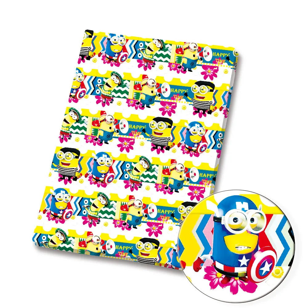 Minions Patchwork Fabric – BEAST KINGDOM Cotton-Blend Textile for Sewing - Image 4