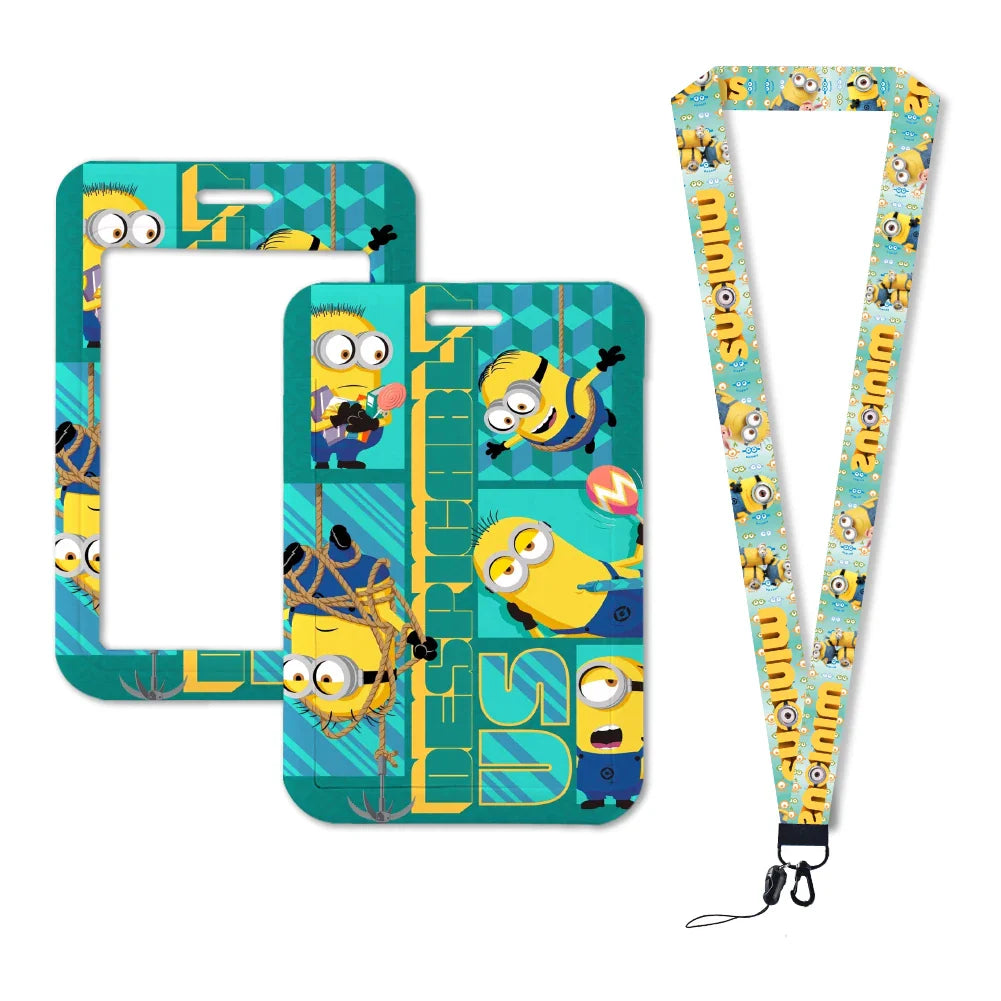 Minions Card Holder Lanyard – Cute Badge Holder for Girls & Students - Image 10