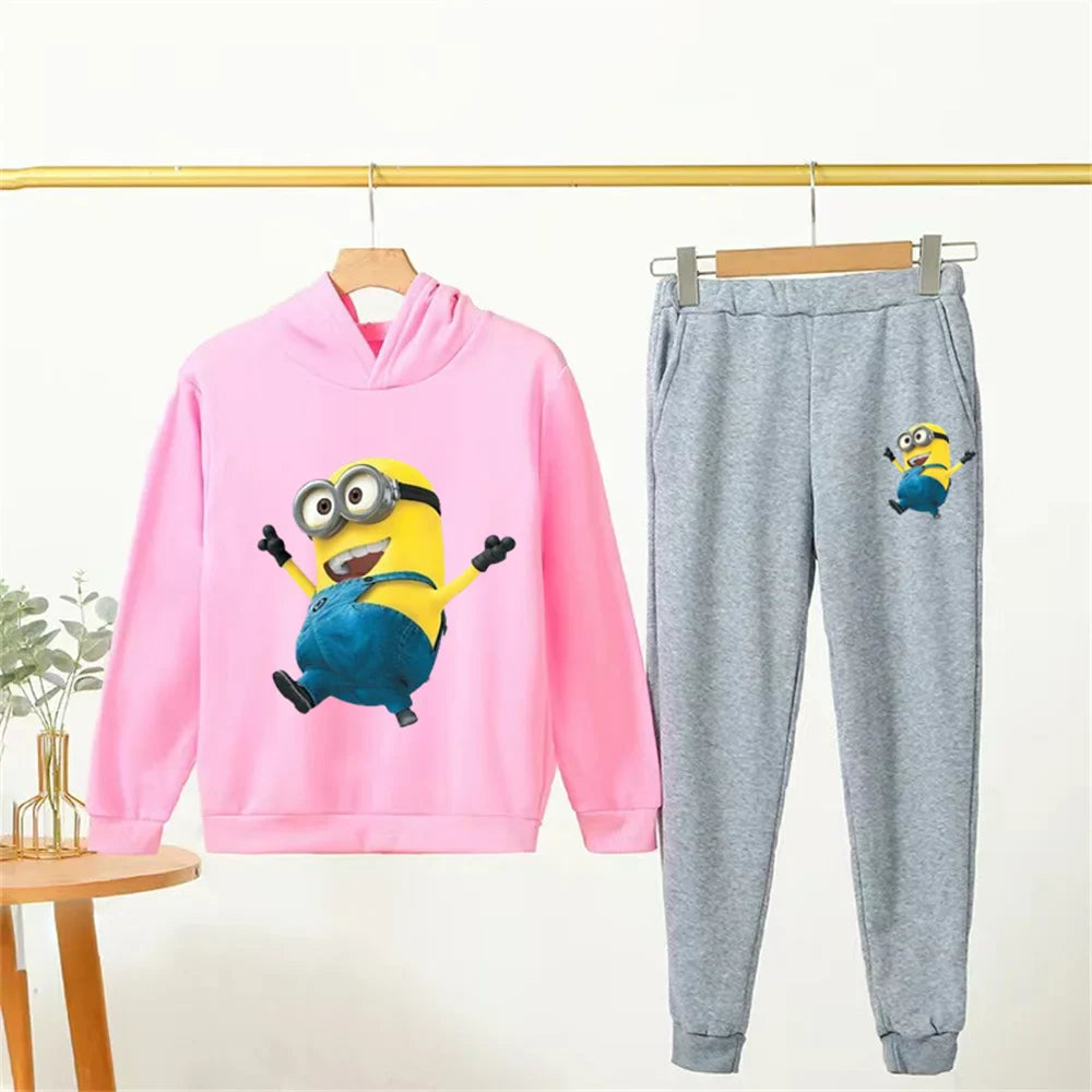 Minions Kids Hoodie Tracksuit Set (Ages 2–14) - Image 7