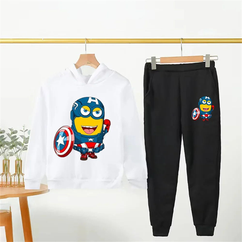 Minions Kids Hoodie Tracksuit Set (Ages 2–14) - Image 25
